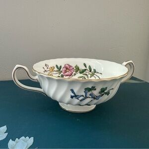 Dainty Sprays by MINTON Footed Cream Soup Bowl EST 1793 Made in England